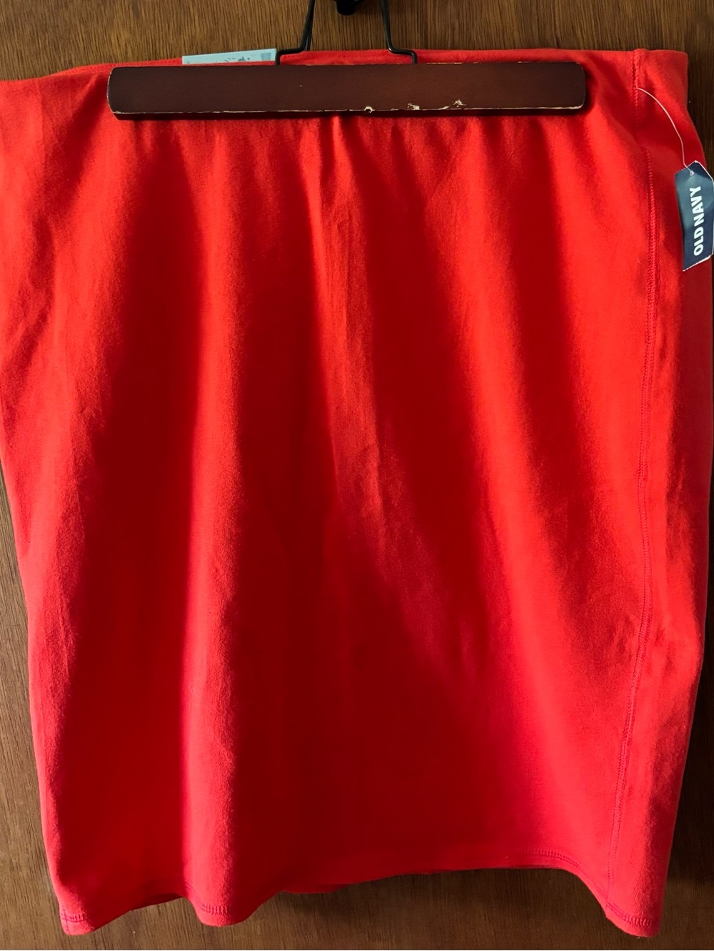 Old Navy Vibrant Red Pencil Skirt